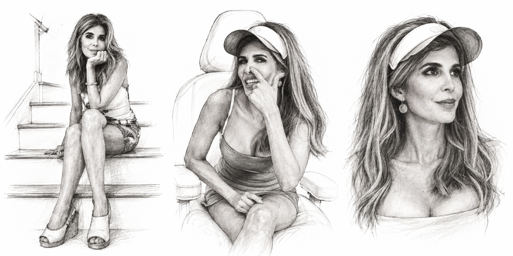 Charcoal portrait illustration of Dr. Petro