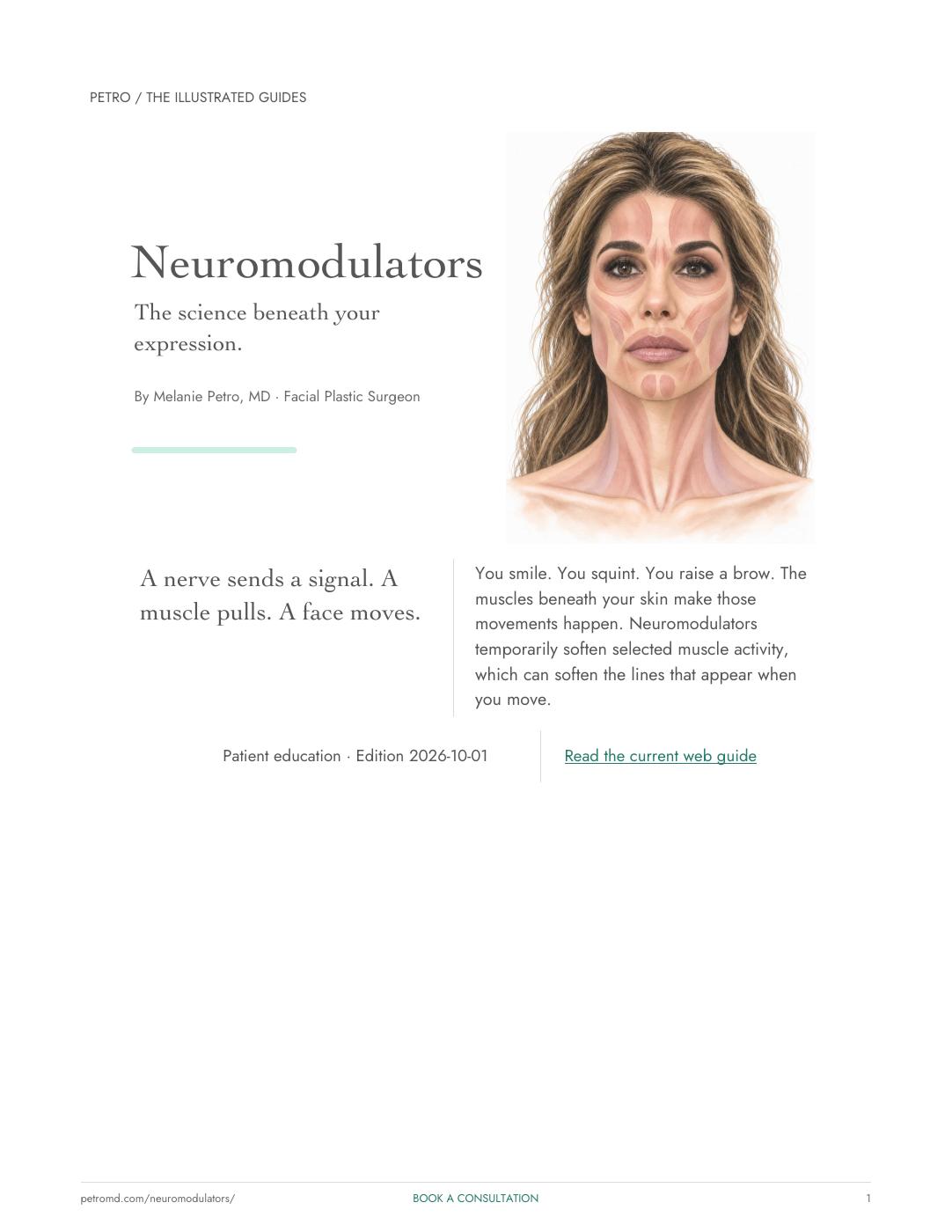 The illustrated neuromodulator guide cover